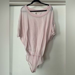 Free People Slouchy Tshirt Bodysuit